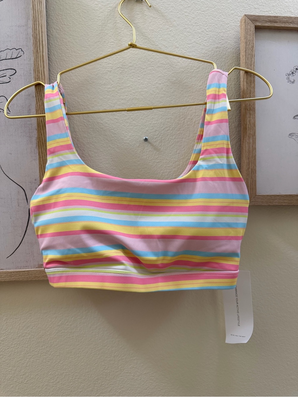 Pastel Multi-Stripe Active Set - Women